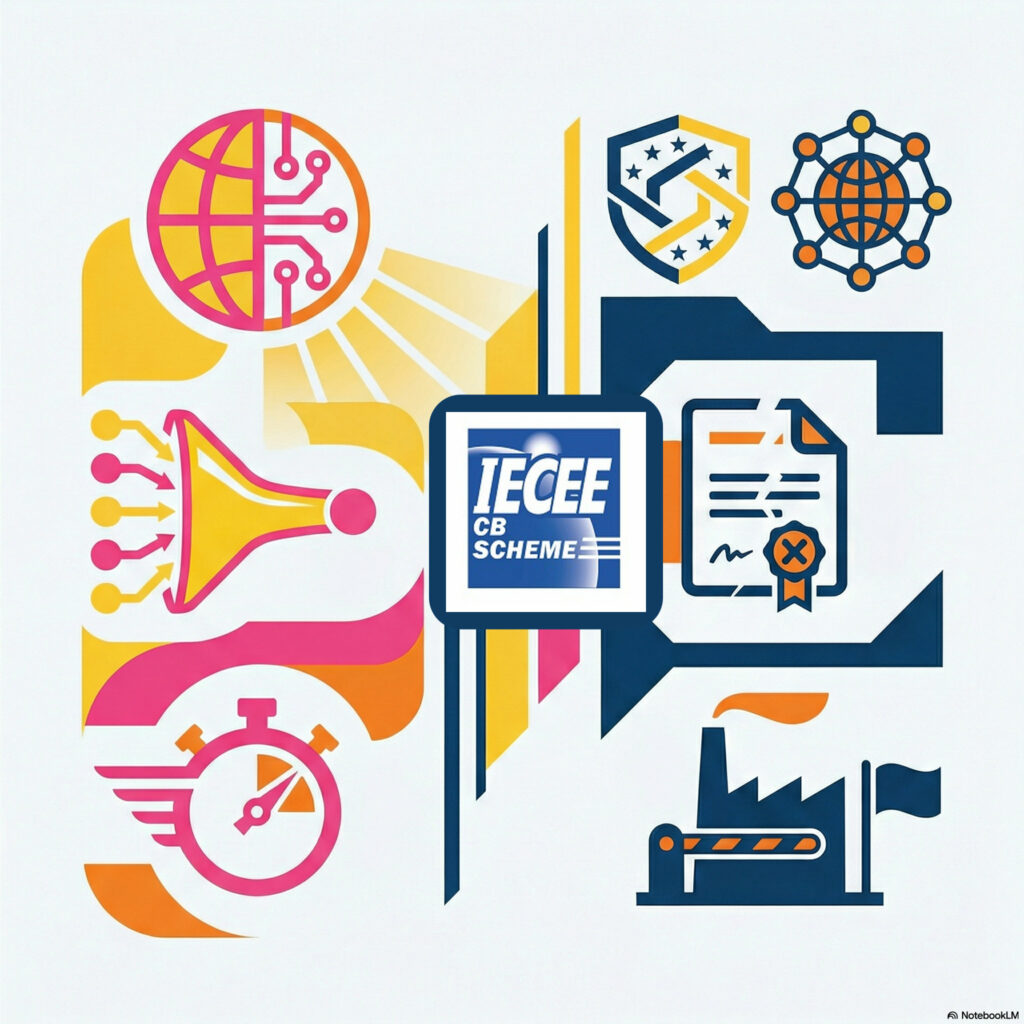 Le certificat CB est un document largement utilisé dans l’industrie électrique et électronique, il joue un rôle central dans les stratégies d’exportation.
Il serait facile de penser qu’un certificat CB est un document “bonus”, ou qu’il remplace automatiquement les certifications locales… ce qui est faux.